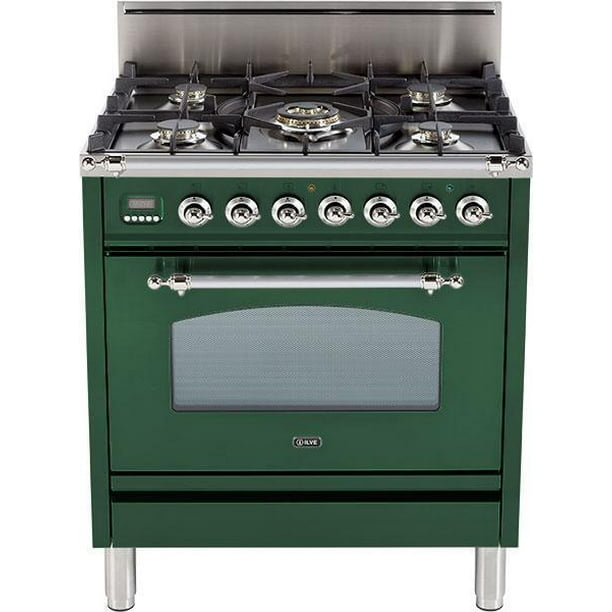 Ilve UPN76DVGGVXLP Nostalgie Series 30 Inch Gas Convection Freestanding