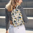 thumbnail image 5 of Yiaed Hawaiian Style Print Print Laptop Backpack Travel Canvas Backpack Vintage Aesthetic Backpack for School Knapsack Backpack Backpack for School-Medium, 5 of 5