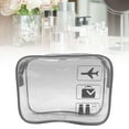 thumbnail image 6 of Clear Toiletry Bag Portable Makeup Organizer for Vacation Traveling Bathroom Gray, 6 of 8
