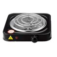 thumbnail image 1 of Electric Single Burner Cooktop, Compact And Portable, Adjustable Temperature Hot Plate, 1500w, Blac, 1 of 5