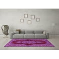 thumbnail image 3 of Ahgly Company Indoor Rectangle Medallion Purple Traditional Area Rugs, 2' x 3', 3 of 4