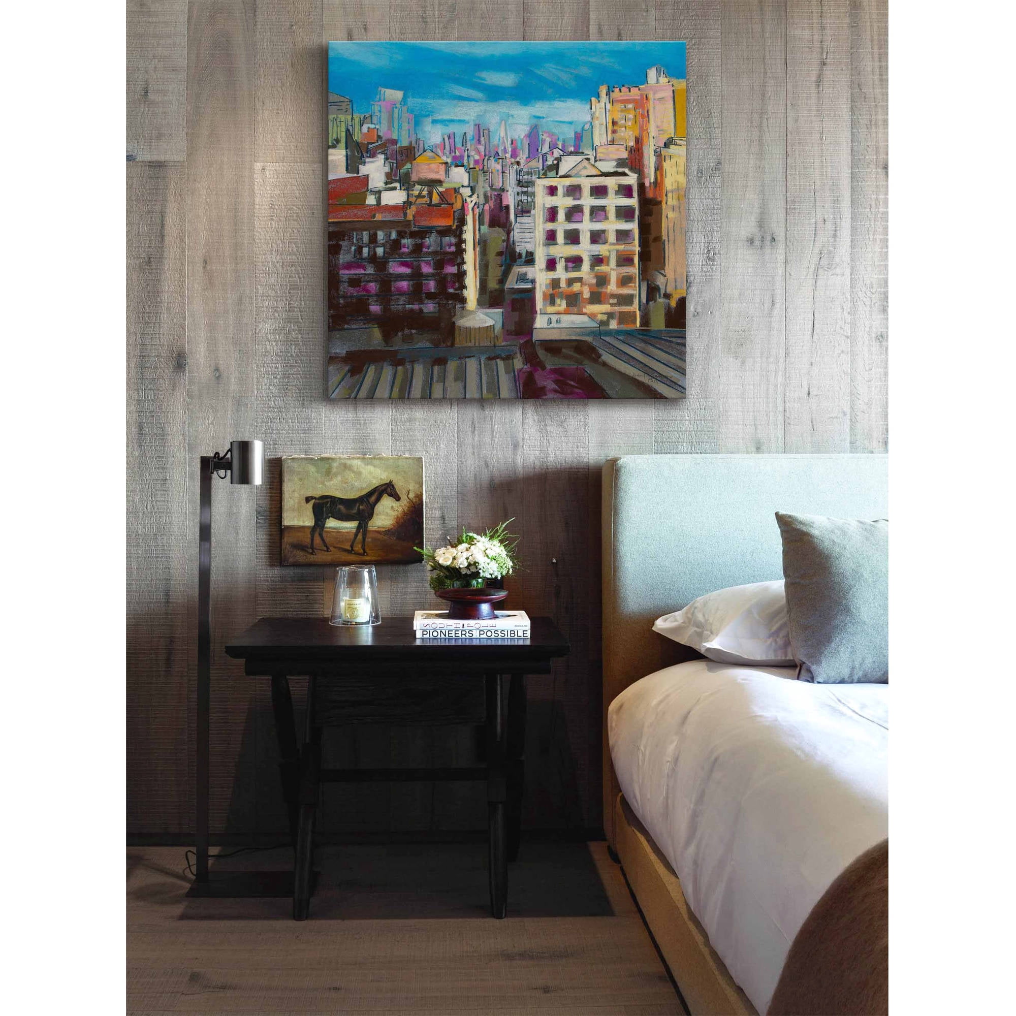 "Towards the Freedom Tower" Painting Print on Wrapped Canvas