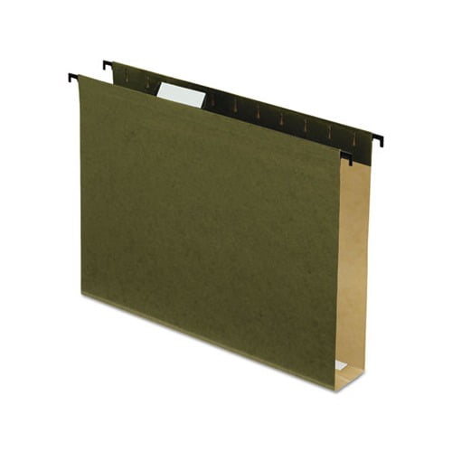 SureHook Hanging Folders Letter Size, 1/5-Cut Tab, Standard Green, 20/Box