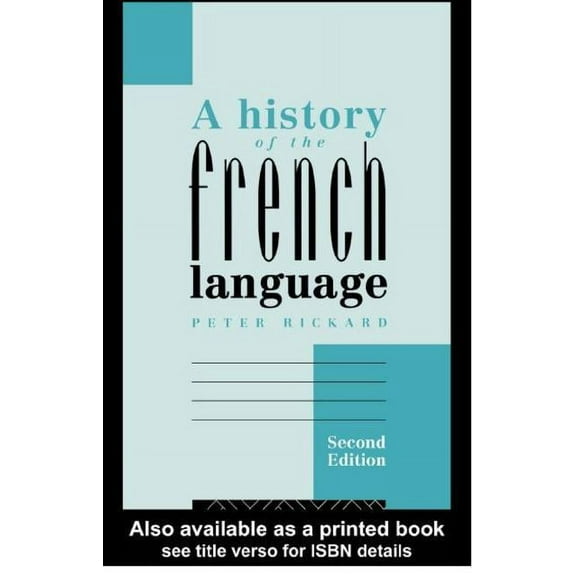 A History of the French Language, (Hardcover)