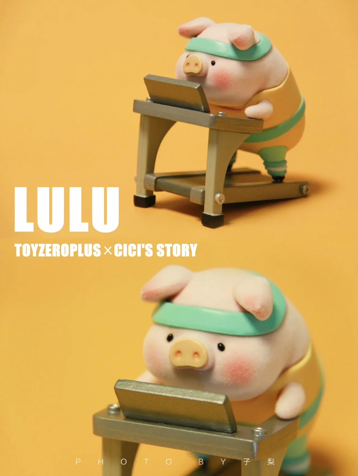 LUlu The Piggy The Fitness Club Series Cute Lulu Pig Figures
