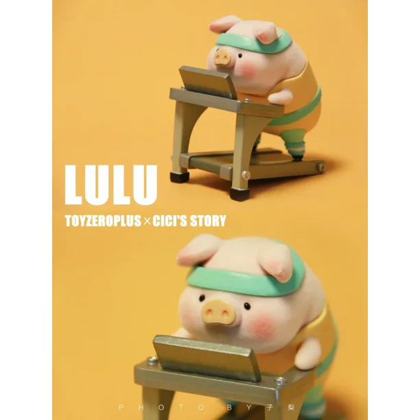 LUlu The Piggy The Fitness Club Series Cute Lulu Pig Figures LUlu The Piggy The Fitness Club Series Cute Lulu Pig Figures