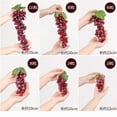 thumbnail image 2 of suxuMhao Artificial Grapes,5 Packs 6.3 IN Simulation Fruit,24-Grapes Bunch Fake Fruits,Faux Fruit for Home Decor,Artificial Fruits & Vegetables Decor Fruit for Holiday & Retail Display, Green, 2 of 5