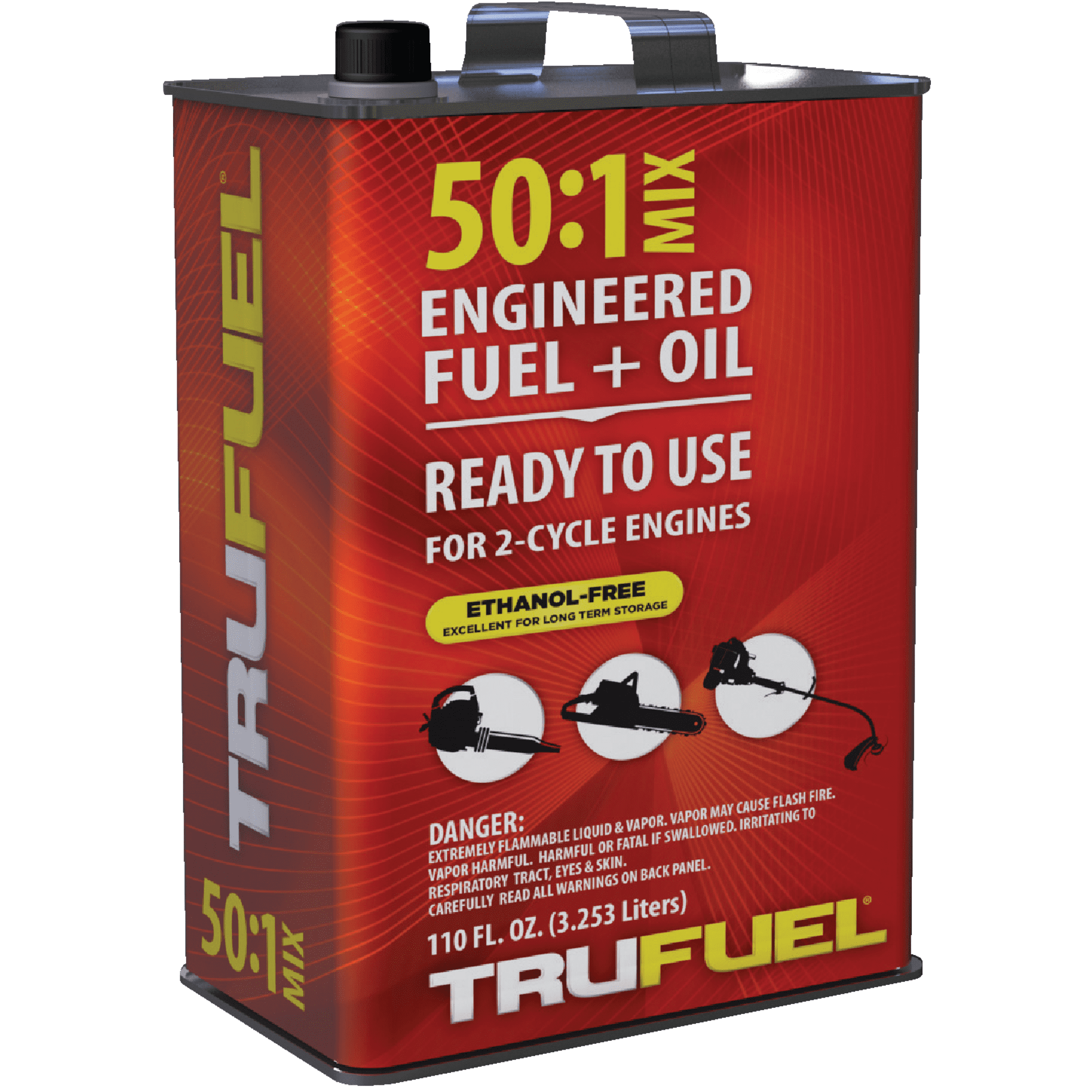 TRUFUEL 6525606 PreMixed Fuel, Liquid, Hydrocarbon, Red, 110 oz