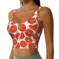 thumbnail image 2 of Naloa Tomatoes Sports Bras for Women, High Support Bra with Removable Pads, Comfortable - XX-Large, 2 of 9