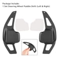 thumbnail image 2 of Steering Wheel Paddle Shifter Extensions For BMW F15 F25 F30 F31 Aluminium Black, 2 of 12