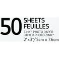 Canon ZINK StickyBacked Photo Paper Pack, 50 Sheets