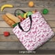 thumbnail image 5 of Fotbe Pink bows Bolsa Tote con Estampado para Mujer, Bolsos con Cremallera, Bolsa de Hombro Casual de Gran Capacidad con Bolsillos Internos, 5 of 7