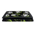 thumbnail image 5 of CHAQLIN Trifold Card Wallet Green Star Soccer Portable Children's Wallet for Sports, Polyester Foldable Kids Trifold Wallet, 5 of 6