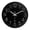 Black+Black+White, variant on Cterwk 12 Inch Wall Clock Battery Operated Silent Clock Modern Decorative Round Clock for Kitchen, Bedroom, Office