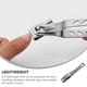 thumbnail image 3 of 2pcs 360 grados Rotating Nail Clippers Sharp Toenail Clipper Nail Cutter Trimmer, 3 of 6
