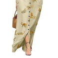thumbnail image 4 of FASHIONWT Women Plus Size Turn-down Collar Casual Long Sleeve Lapel Button Maxi Long Dress, 4 of 4
