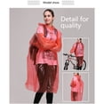 thumbnail image 1 of Imperméable Jetable pour Adulte, Poncho Transparent Élégant, Taille Unique, Adapté pour le Camping en Plein Air dans un Parc à Thème (Jaune / Rouge / Vert / Bleu), 1 of 5
