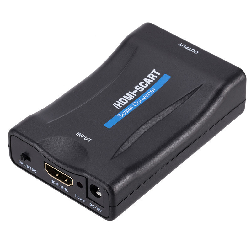 Convertitore da Scart a HDMI 60Hz Scart to HDMI Converter Composito Video Audio Input Scart Output HDMI converte lingresso scart analogico in uscita HDMI 720P / 1080p per HDTV STB VHS ecc. Convertitore da Scart a HDMI 60Hz Scart to HDMI Converter Composito Video Audio Input Scart Output HDMI converte lingresso scart analogico in uscita HDMI 720P / 1080p per HDTV STB VHS ecc.