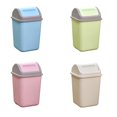 thumbnail image 2 of thinsony Poubelle en Plastique avec Couvercle Basculant pour Maison Bureau Corbeille à Déchets Conteneur à Déchets Rose, 2 of 7