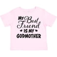 thumbnail image 3 of Inktastic My Best Friend is My Godmother with Hearts Boys or Girls Toddler T-Shirt, 3 of 5