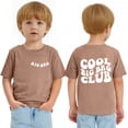 thumbnail image 6 of Toddler Big Brother Shirt,Toddler Baby Boy Big Bro Chenille Club Shirt Brother Announcement Summer Short Sleeve Gift Tee Tops Outfit Light Brown 9-10Y, 6 of 6