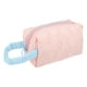 thumbnail image 1 of Bolsa de cosméticos floral duradera para mujeres Unique Bargains para vacaciones, camping y actividades al aire libre, poliéster rosa, 1 of 3