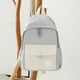 thumbnail image 5 of Mochila de gran capacidad gris, para estudiantes de secundaria, niños, mochila escolar, 5 of 6