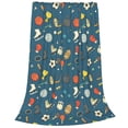 thumbnail image 2 of Vsdgher Sports Ball Ultra-Soft Micro flannel Blanket Throw Blankets for Couch Sofa, Bed (4 sizes)-60"x50", 2 of 7