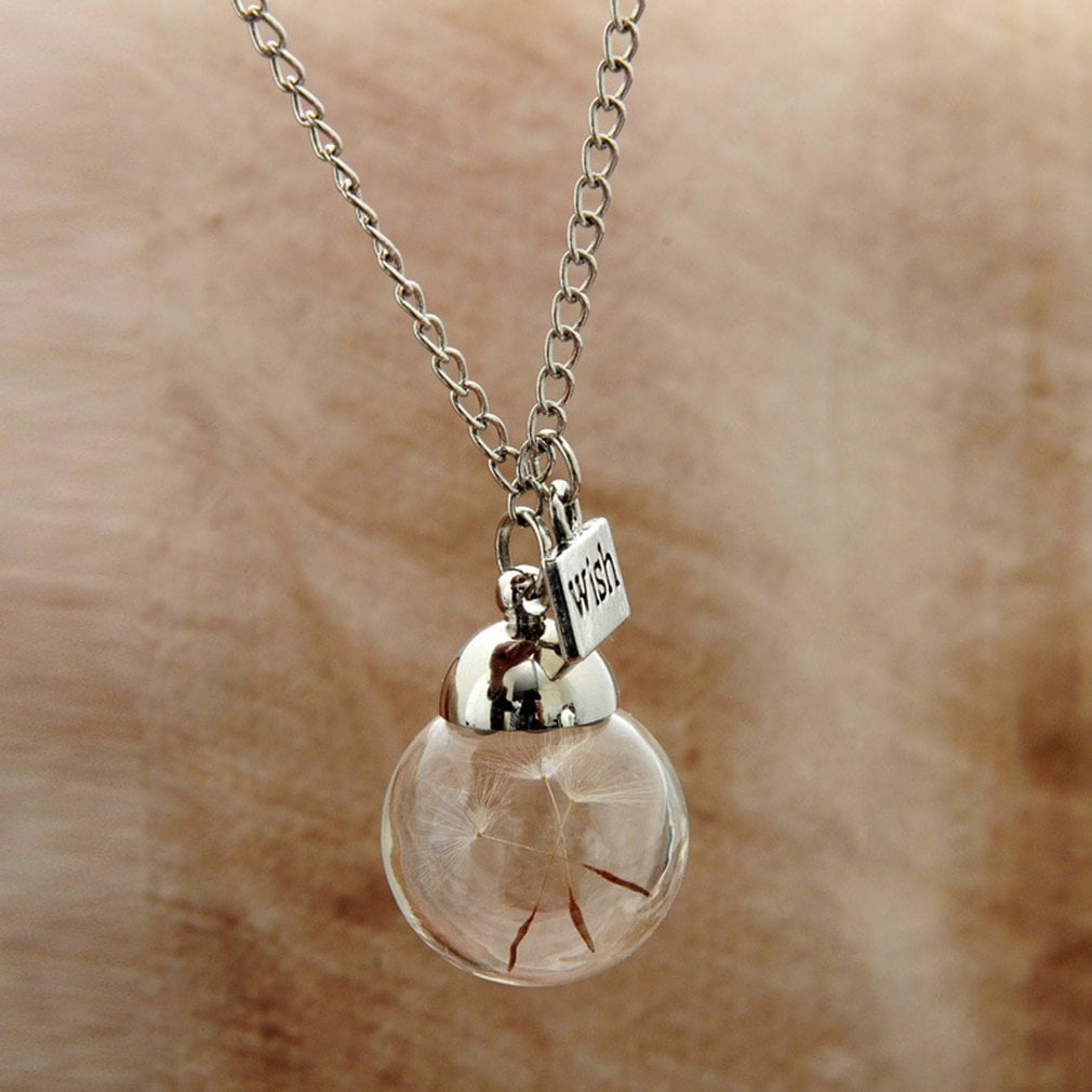 Floating Wish Dandelion Necklace 2025