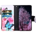 thumbnail image 3 of Compatible with iPhone 7/8/SE 2020 Case Zipper Purse Wallet Strap Card Slots Magnetic Cute Painted Pu Leather Folio Flip Protective Shockproof Cover Case Pattern 4, 3 of 3