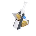 thumbnail image 1 of Kitchen Mandoline Safety Slicer Manual Multifunction All Vegetable Cutter Stainless Steel Blade, Julienne, Cubes, Carrot Fried Potato Cutter, Euroshopping - Gray, 1 of 5
