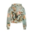 thumbnail image 2 of Chaqlin Classic Flowers Butterfly Fall Pullover Long Sleeve Sweater Clothes with Pocket Fashion Sweatshirt Girls Half Zipper Sweatshirts Size 5-6, 2 of 7