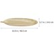 thumbnail image 3 of 1 plato de madera para servir con forma de hoja, plato de frutas, bandeja para aperitivos., 3 of 5