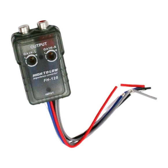 Convertidor de audio de alto a bajo perfecl convertidor de impedancia para automóvil
