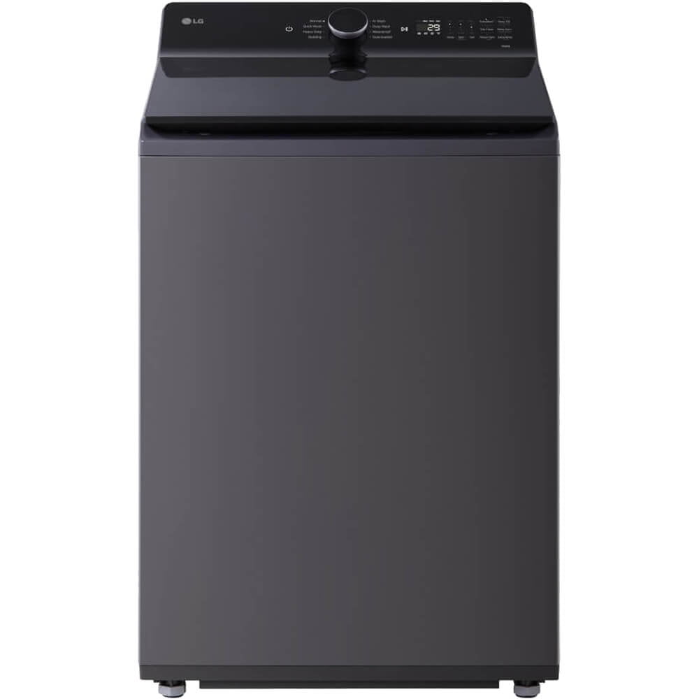 LG WT8400CB 5.5 Cu. Ft. Matte Black Mega Capacity Top Load Washer w/ EasyUnload