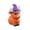 B, variant on YYDENG Whimsical Halloween Resin Cow Figurine with Witch Hat and Broom for Desk Shelf Home Decor Cute Collectible Display Ornament