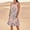 Wine, variant on Fashion Plus Size Womens Summer Dresses Solid Color Casual Sleeveless Linen Loose Fitting Dress Spring Round Neck Dress with Pockets