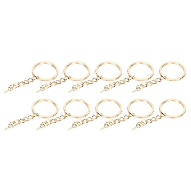 Key Chain Eye Screw, Key Ring Excellent Metal Material Slick For Love Gift For Fashion Accessories For Girlfriend Gift For Girls Accessories Black,Gold