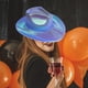 thumbnail image 4 of Sombrero de fiesta de vaquero Gorros holográficos iluminados para rave Accesorios de disfraces Sombreros divertidos Sombrero de espacial Sombr Púrpura, 4 of 8