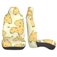 thumbnail image 2 of LAKIMCT Cute Giraffe Car Seat Covers Vehicle Front Seat Covers Universal Fit Seat Protector, 2 of 9
