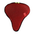 thumbnail image 2 of Almencla Seat Cushion Cover Cycling Components Mesh Mountain Bikes Seat Cover Red, 2 of 8