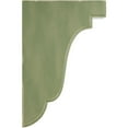 thumbnail image 3 of 1 3/4"W x 5"D x 7 1/2"H Bedford Wood Vintage Decor Bracket, Restoration Green, 3 of 6