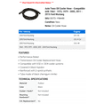 thumbnail image 2 of Auto Trans Oil Cooler Hose - Compatible with 1964 - 1973, 1979 - 2005, 2011 - 2015 Ford Mustang 1965 1966 1967 1968 1969 1970 1971 1972 1980 1981 1982 1983 1984 1985 1986 1987 1988 1989, 2 of 2