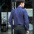 thumbnail image 4 of Camisa De Los Hombres De Manga Larga Camisas De Polo Formal Tops Para Hombre Coreano Más El Tamaño De La Blanca De Trabajo De Negociospangjing, 4 of 4