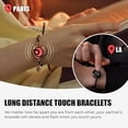 thumbnail image 2 of Pulseras TOTWOO Long Distance Touch para parejas Bluetooth, 2 of 6