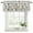 White, variant on Beige Spring Floral Curtain Valances for Windows, Kitchen Valance Window Treatments Panel 2 Pack, Elegant Pastoral Flowers Birds Watercolor Rod Pocket Short Curtains for Bathroom Bedroom 54 x 18 Inch