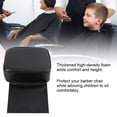 thumbnail image 1 of Barbero negro Salón de belleza Equipo de spa Silla de peluquería Asiento elevador infantil Cojín, 19.29"(L) x 12" (W) x 6 10"(H)(Negro: cuero de la PU) Ecomeon  no, 1 of 6