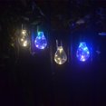 thumbnail image 4 of Outdoor Colorful Solar Powered LED Light Bulb Party Garden Yard Hanging Lamp, 4 of 10