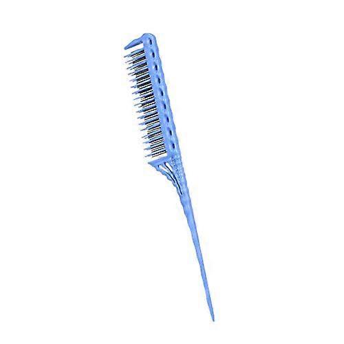 Peine de 3 filas de dientes con mango para dar volumen al cabello, peine de plástico de dientes finos para desenredar y dar volumen.
