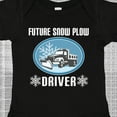 thumbnail image 4 of Inktastic Future Snow Plow Truck Driver Boys or Girls Baby Bodysuit, 4 of 5